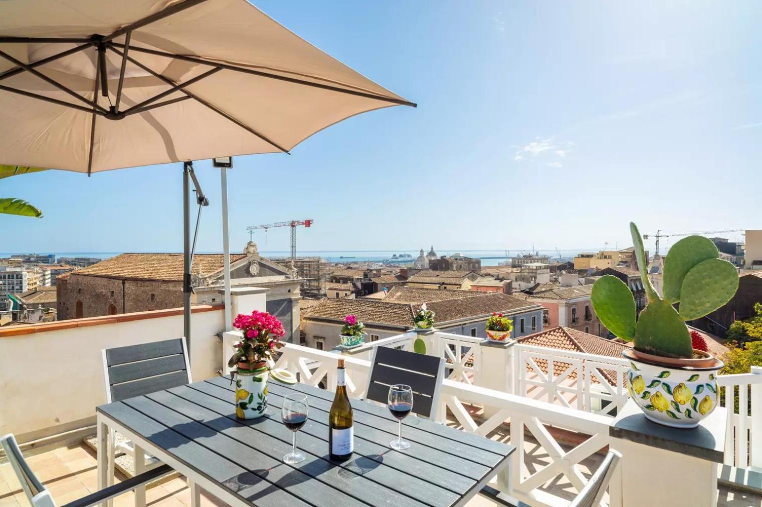 La Terrazza Sul Cielo Apartamento Catânia Exterior foto