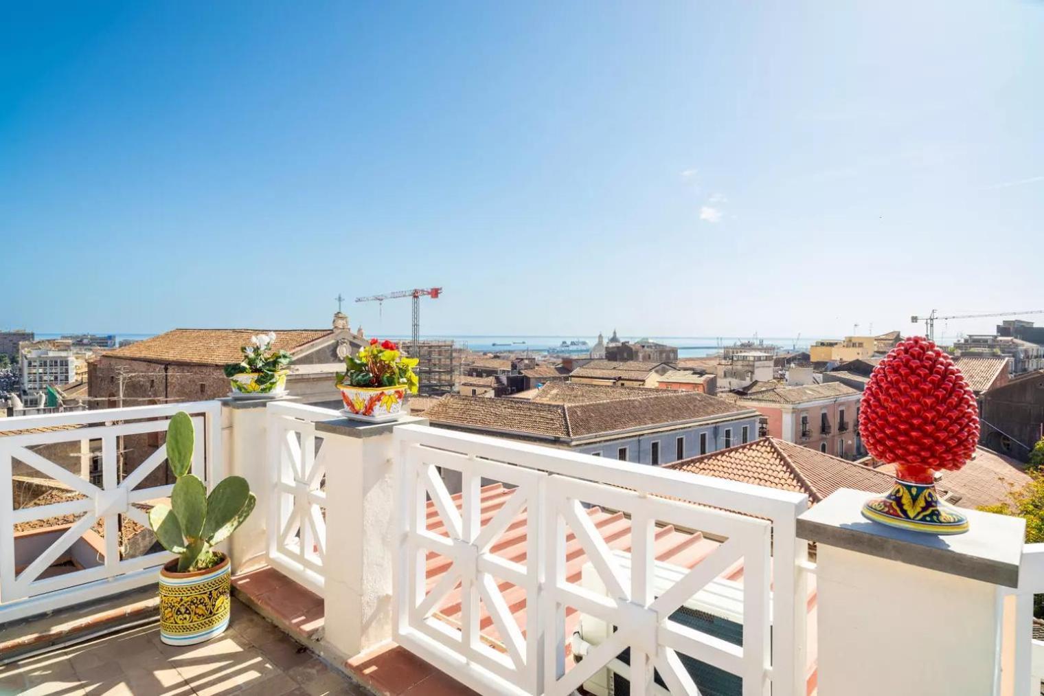 La Terrazza Sul Cielo Apartamento Catânia Exterior foto