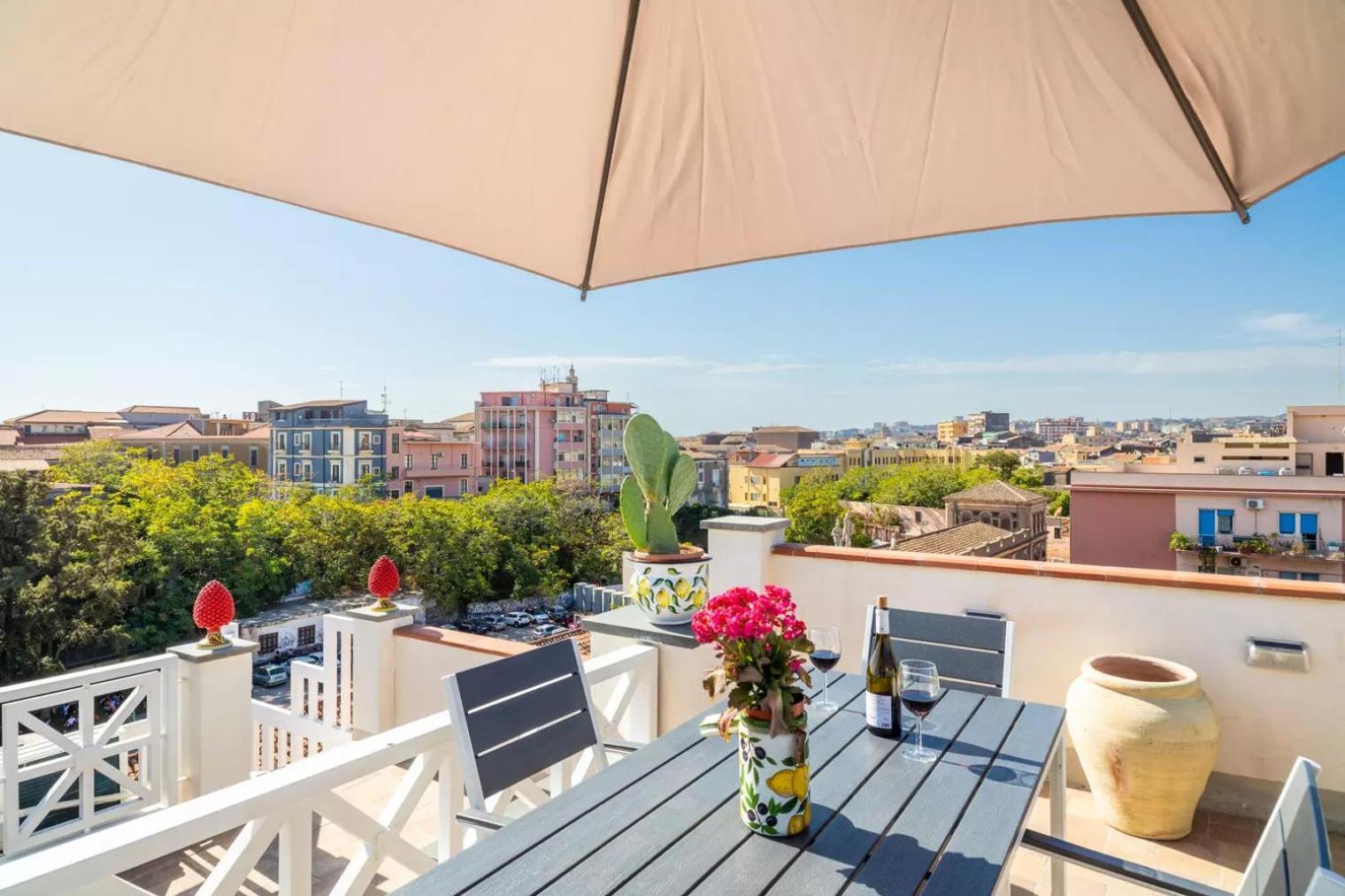 La Terrazza Sul Cielo Apartamento Catânia Exterior foto
